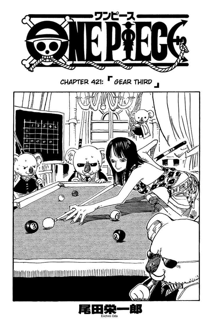 One Piece chapter 421 page 1