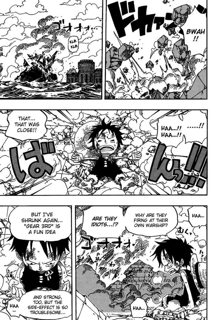 One Piece chapter 423 page 3