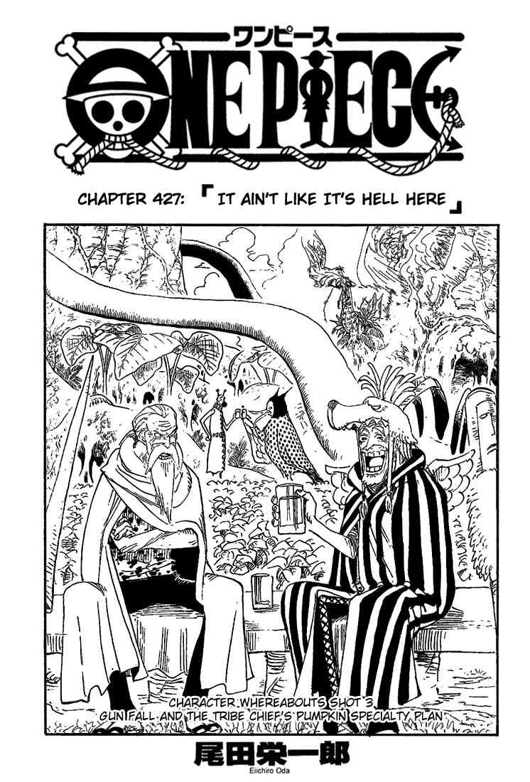 One Piece chapter 427 page 1