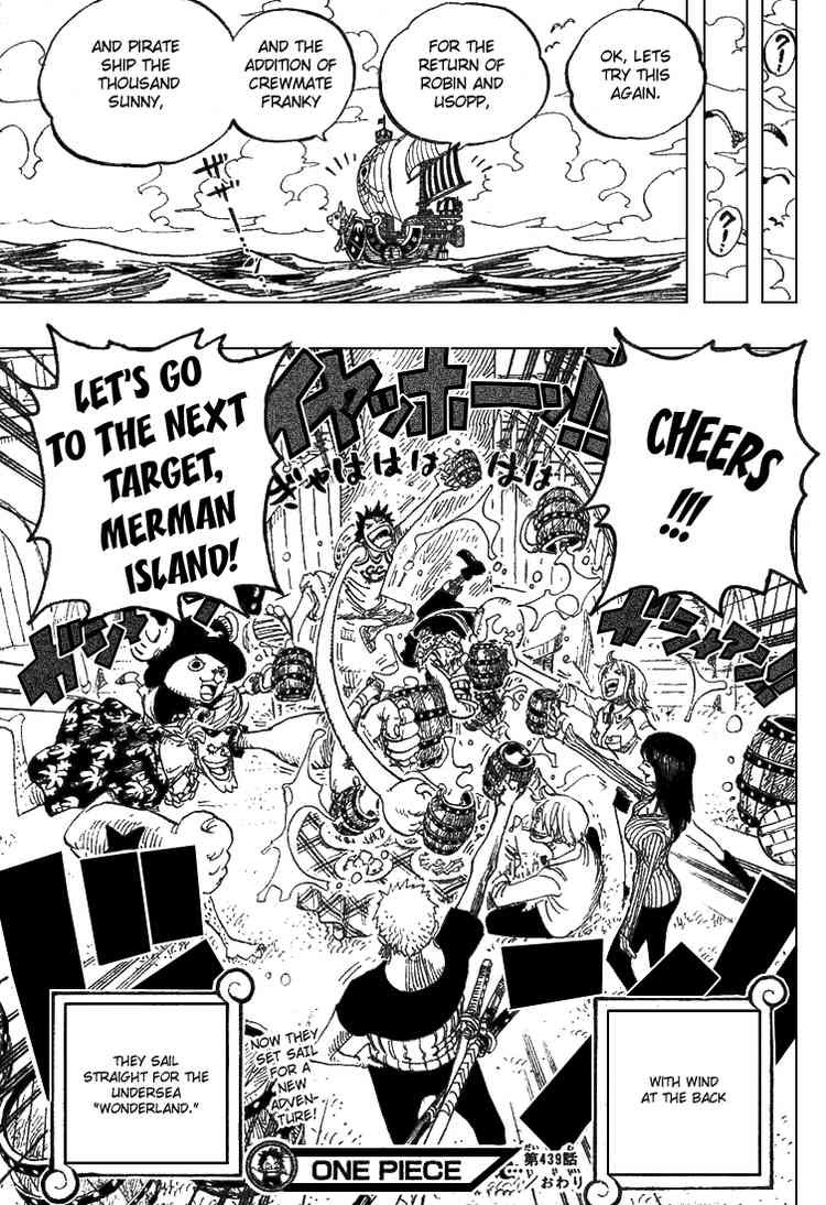 One Piece chapter 439 page 17