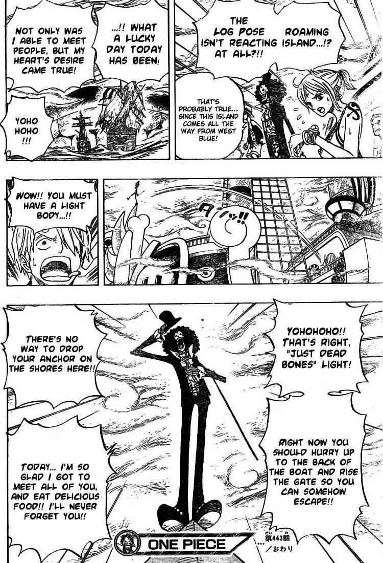 One Piece chapter 443 page 17