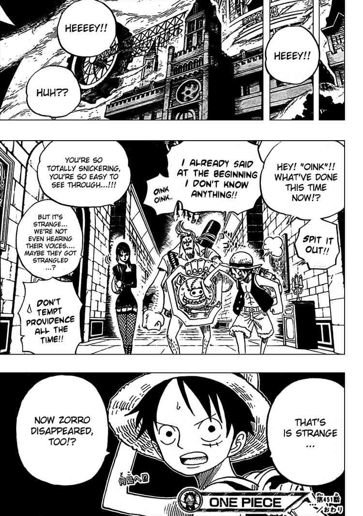 One Piece chapter 451 page 18
