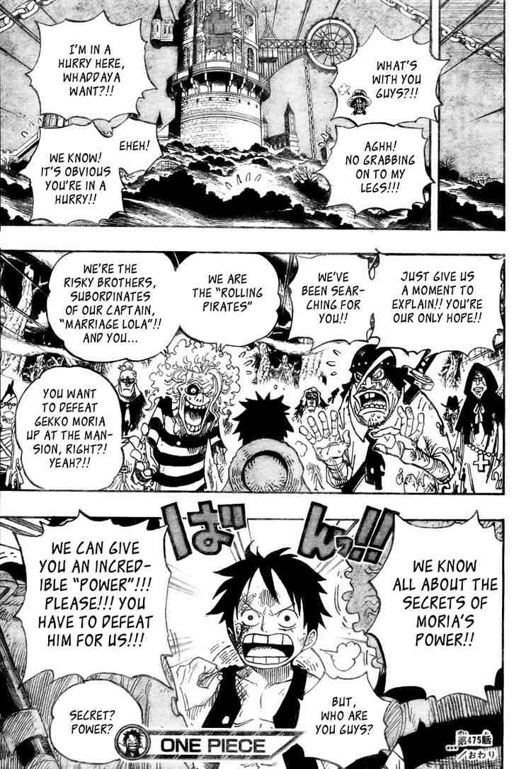 One Piece chapter 475 page 18