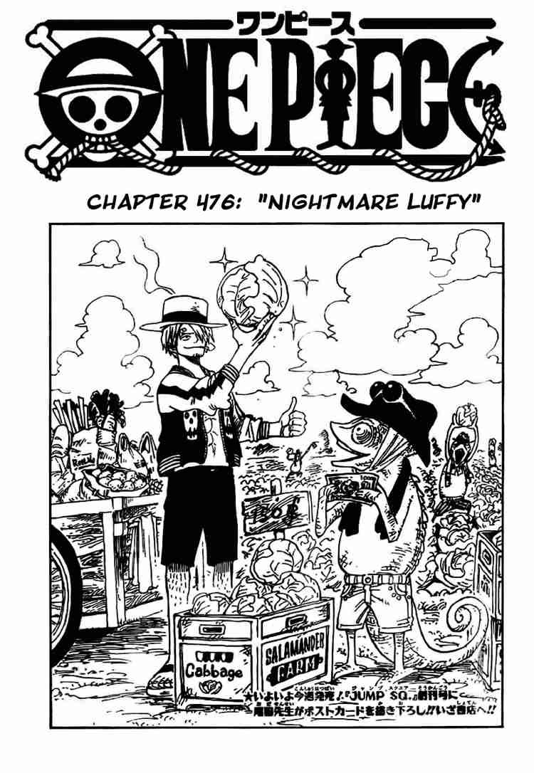 One Piece chapter 476 page 1