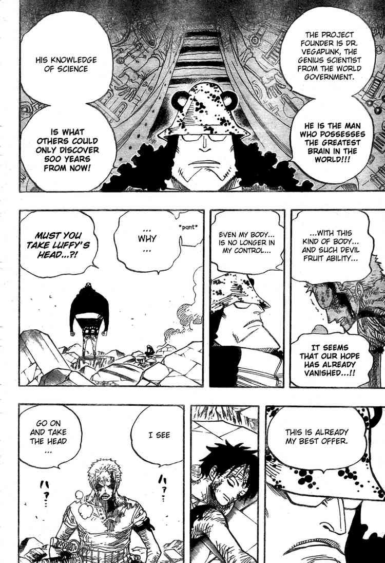 One Piece chapter 485 page 10