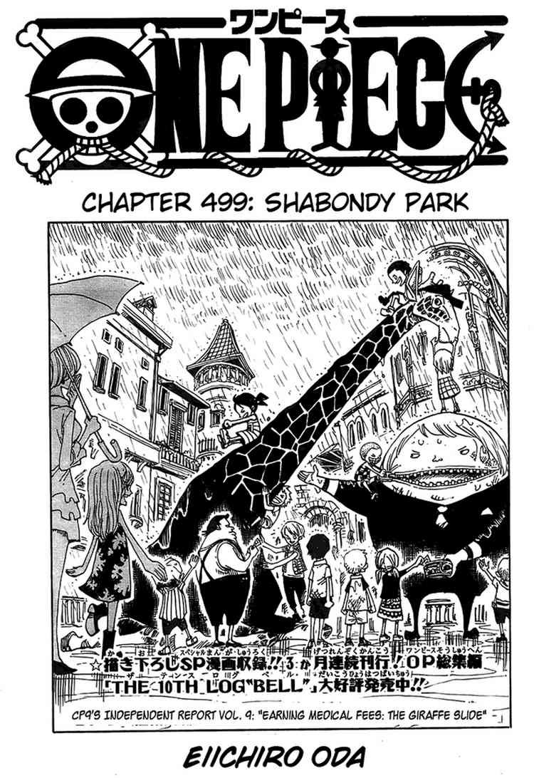 One Piece chapter 499 page 1
