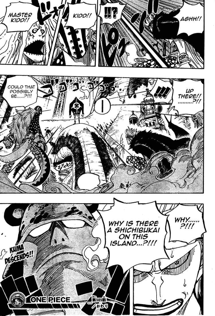 One Piece chapter 505 page 18