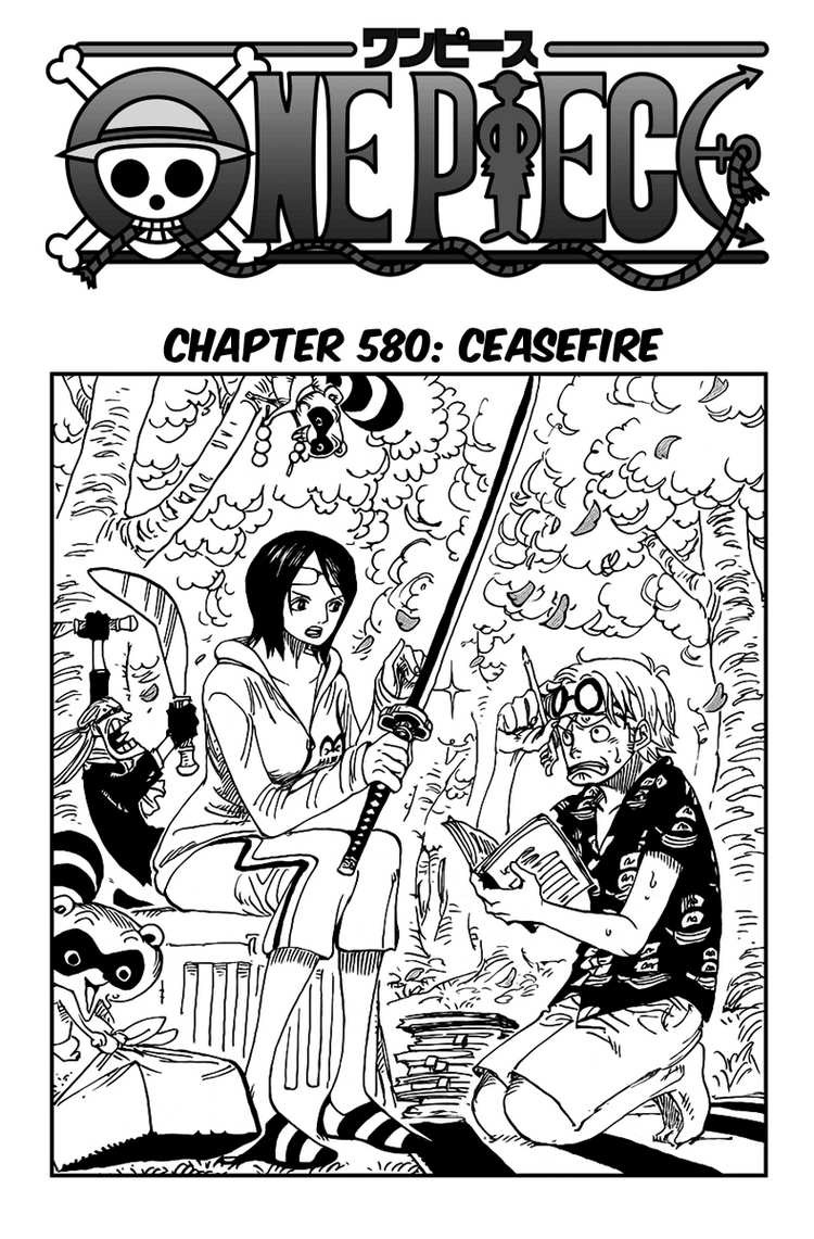 One Piece chapter 580 page 1