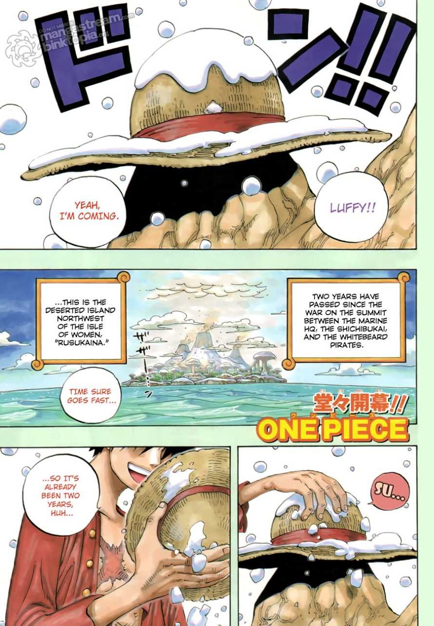 One Piece chapter 598 page 2