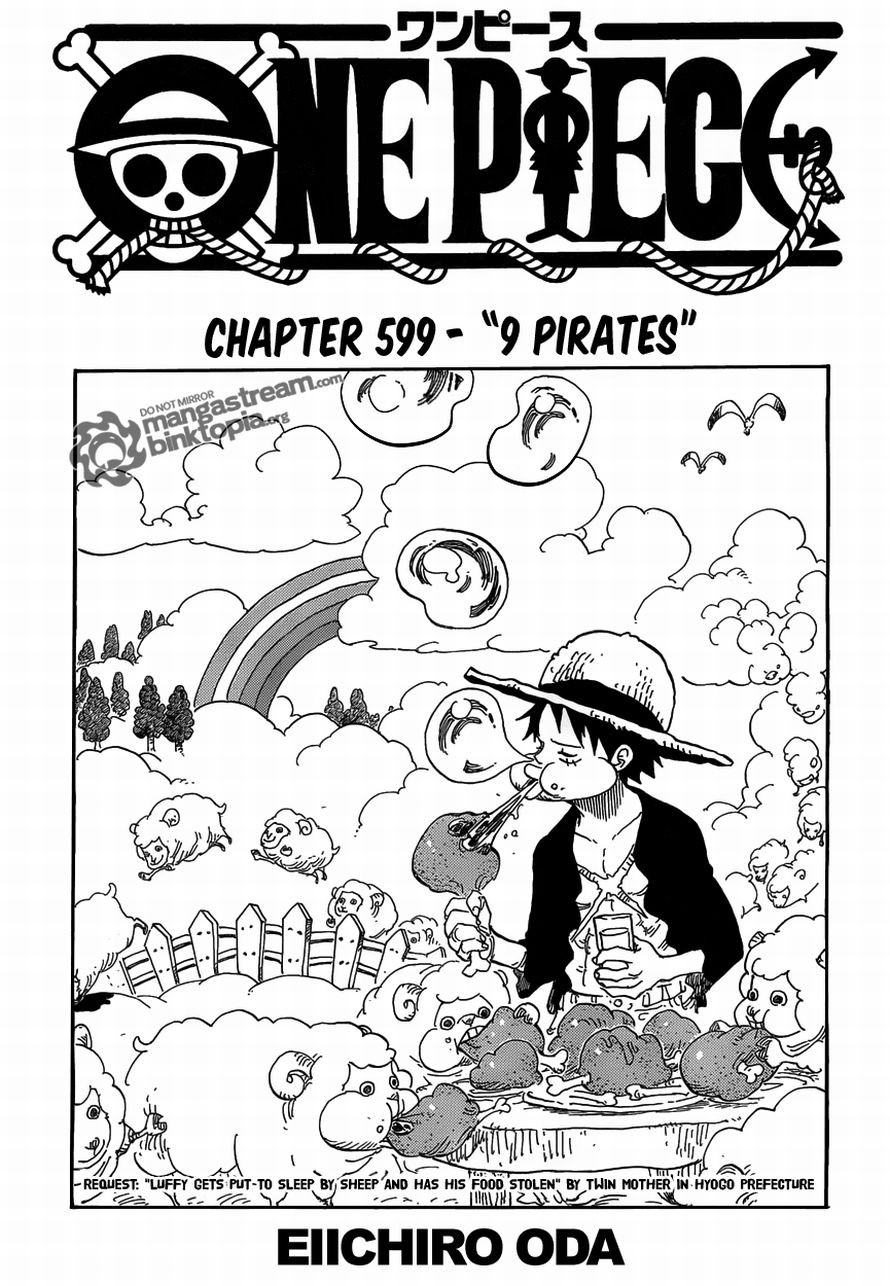 One Piece chapter 599 page 1