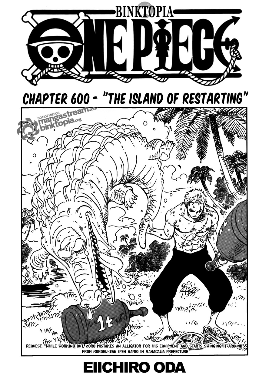 One Piece chapter 600 page 1