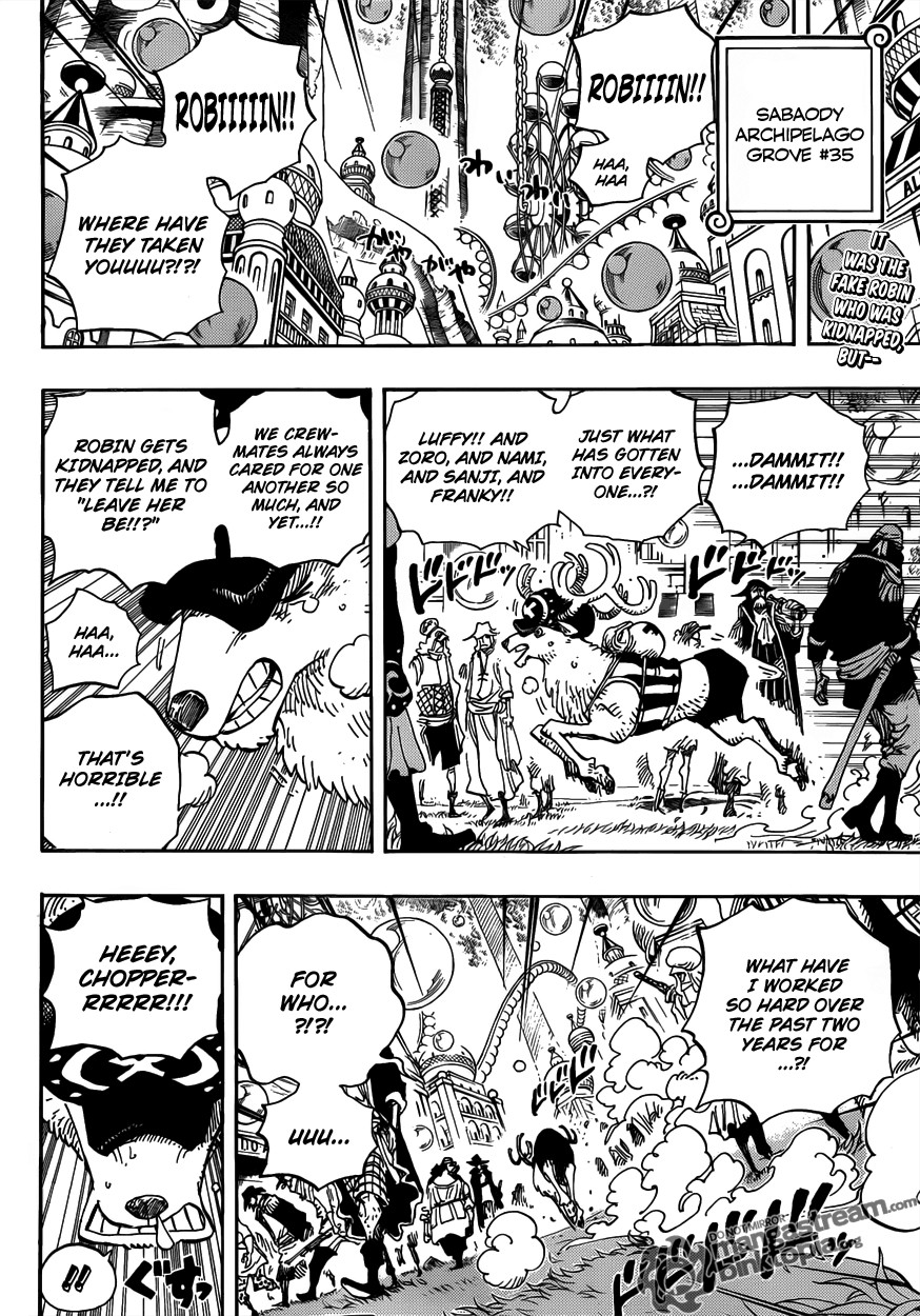 One Piece chapter 600 page 2