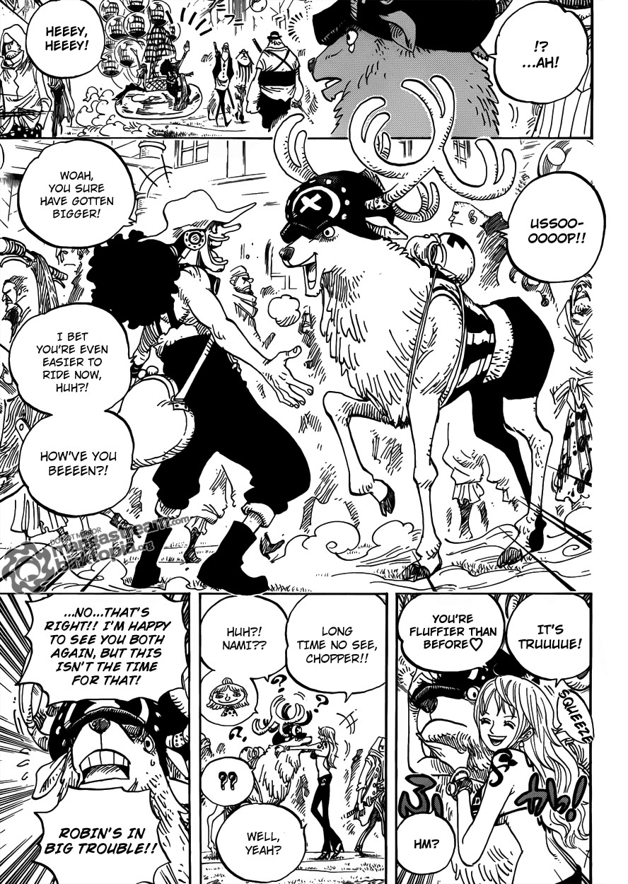 One Piece chapter 600 page 3