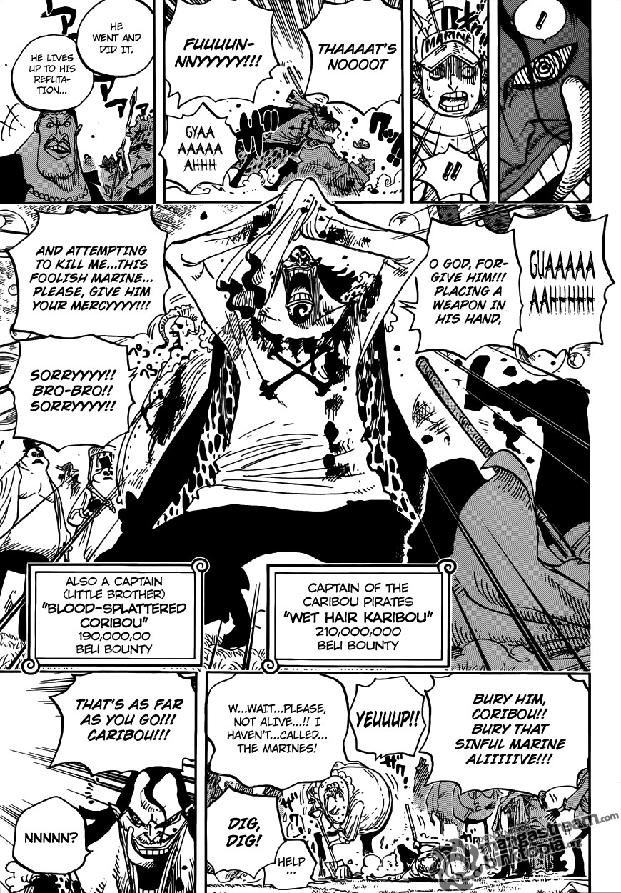 One Piece chapter 600 page 9