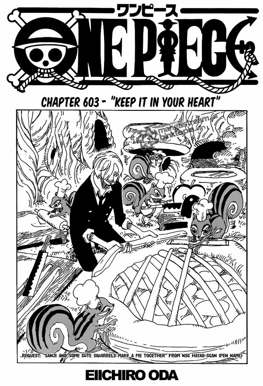 One Piece chapter 603 page 1