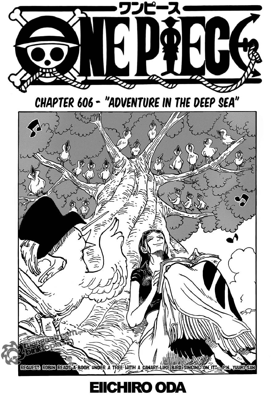 One Piece chapter 606 page 1
