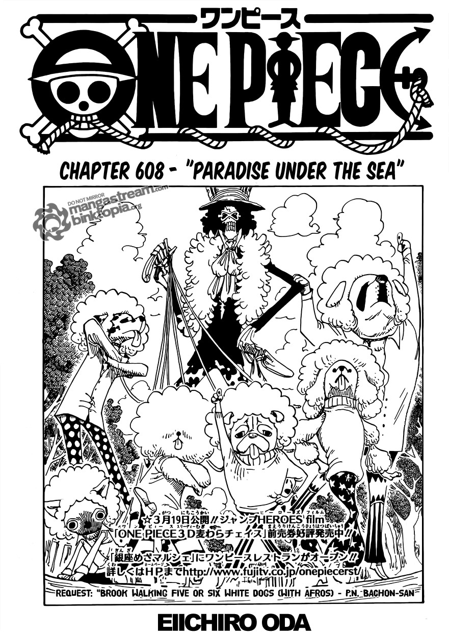 One Piece chapter 608 page 1