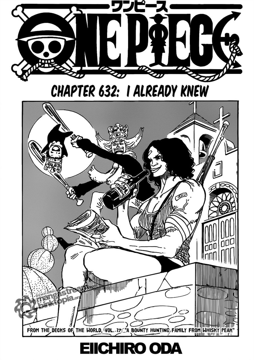 One Piece chapter 632 page 1
