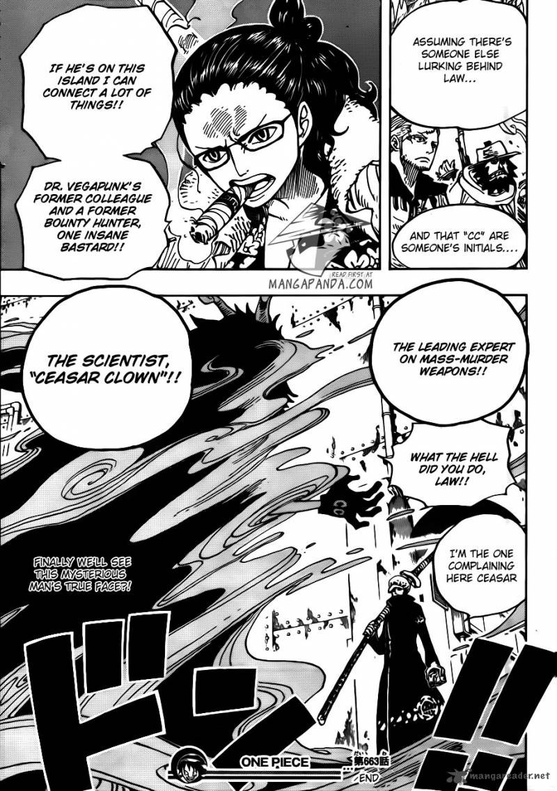 One Piece chapter 663 page 19