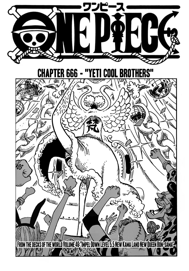 One Piece chapter 666 page 1