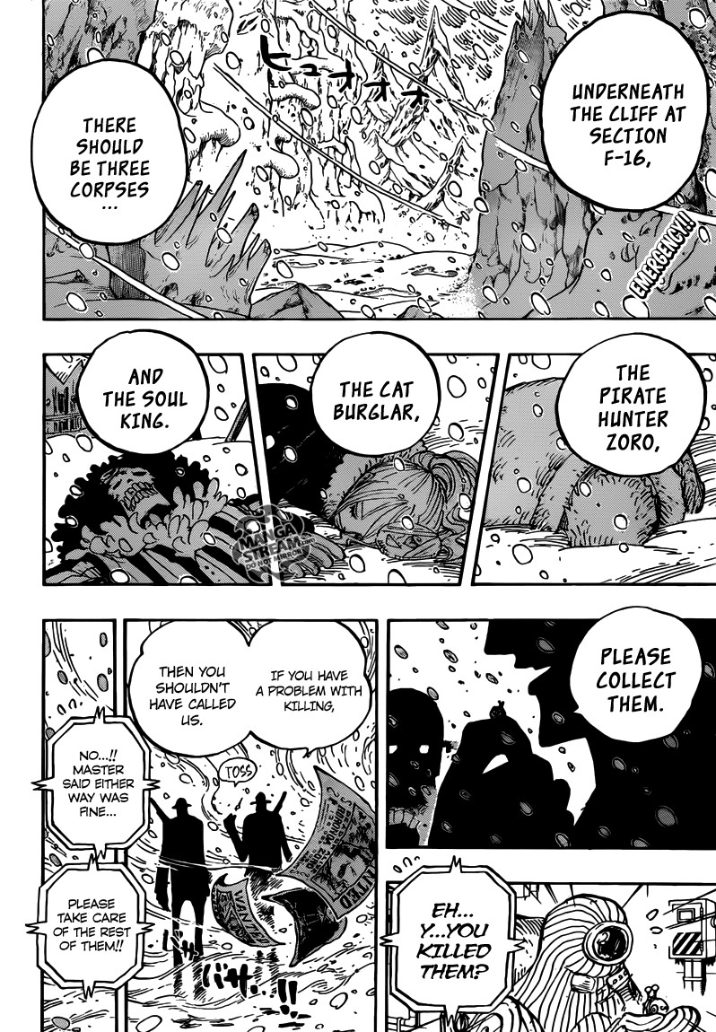 One Piece chapter 666 page 4