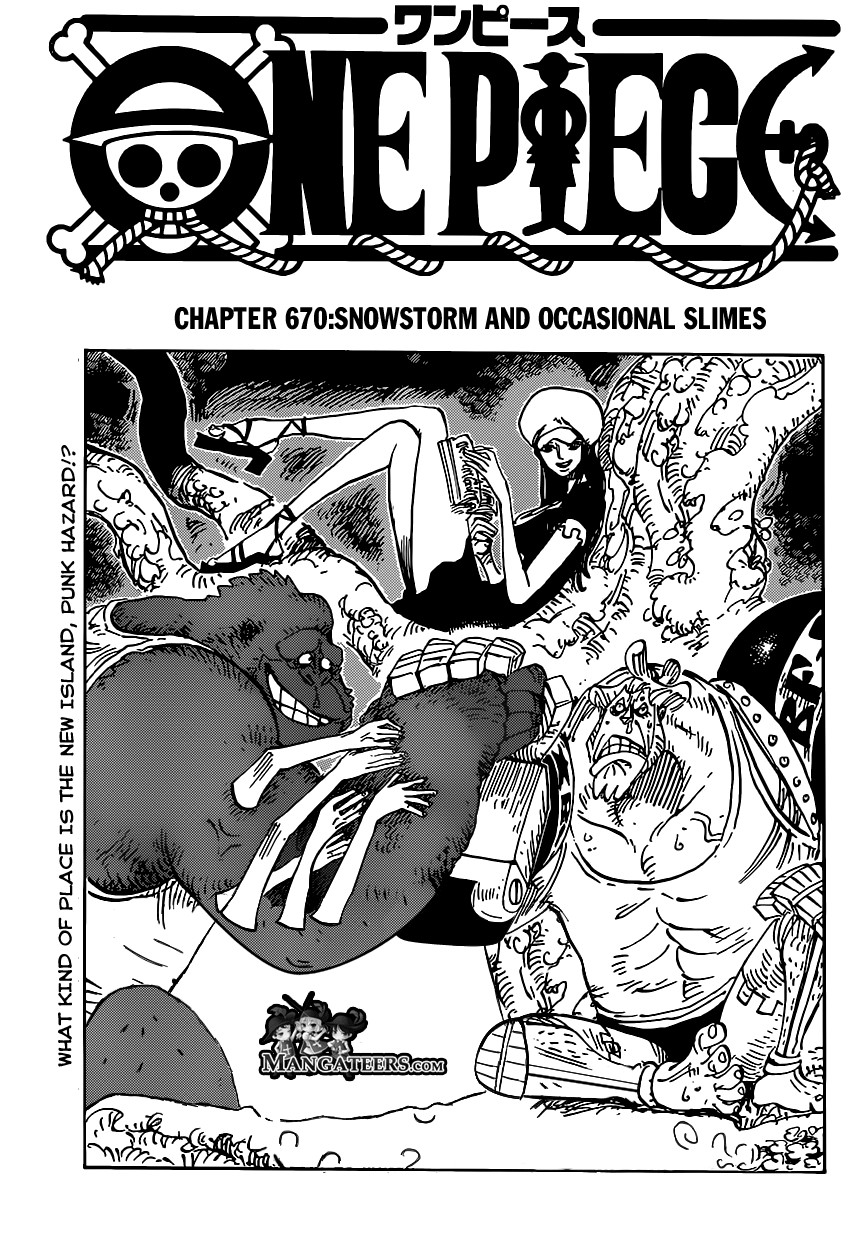 One Piece chapter 670 page 1