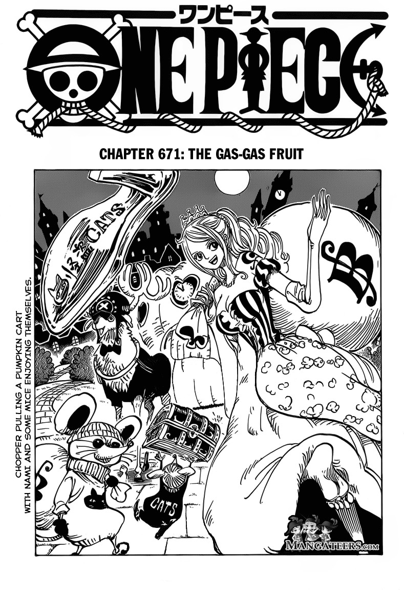 One Piece chapter 671 page 1
