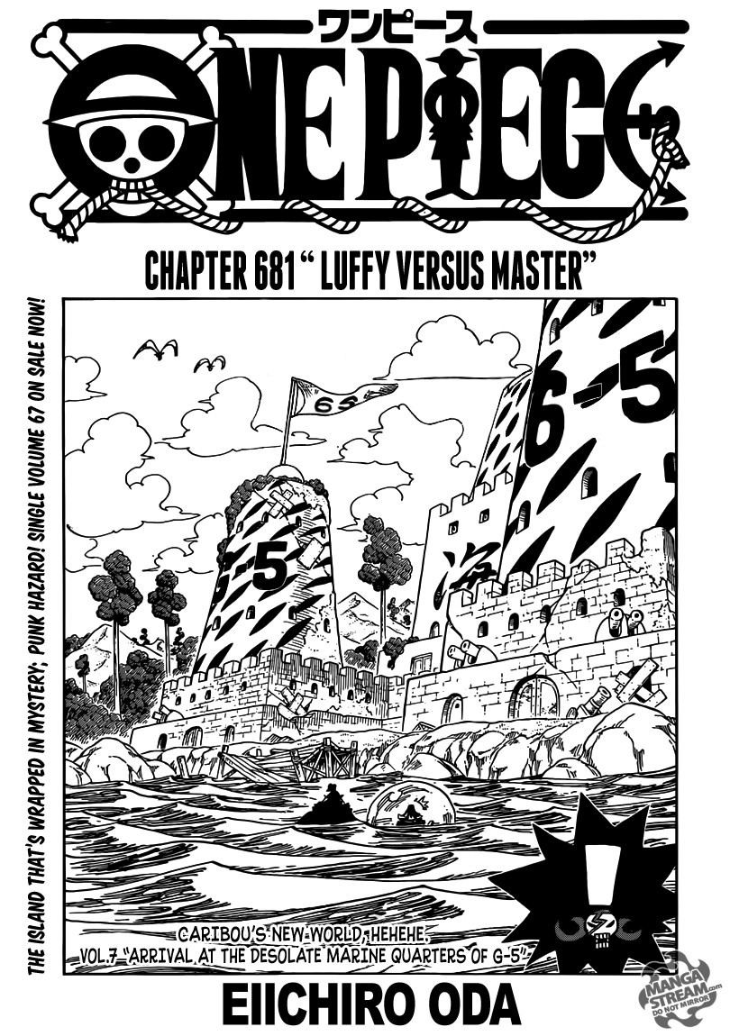 One Piece chapter 681 page 1