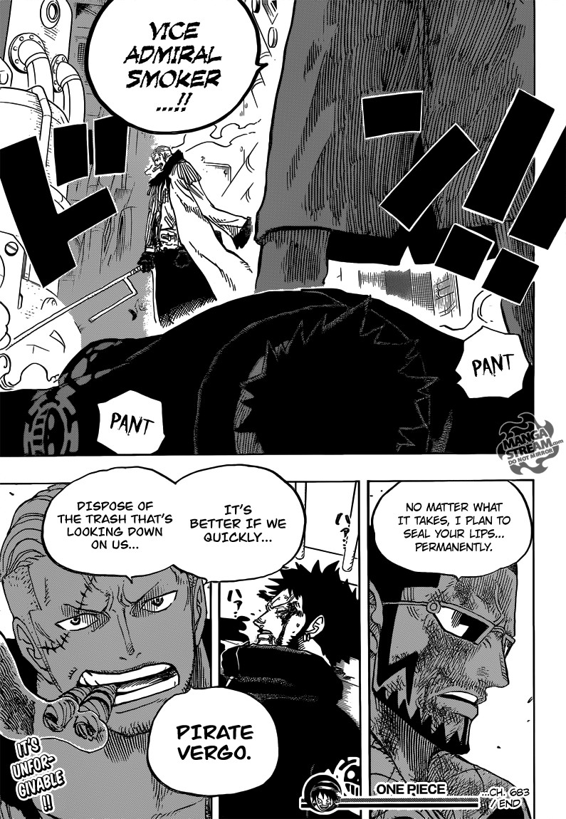One Piece chapter 683 page 22