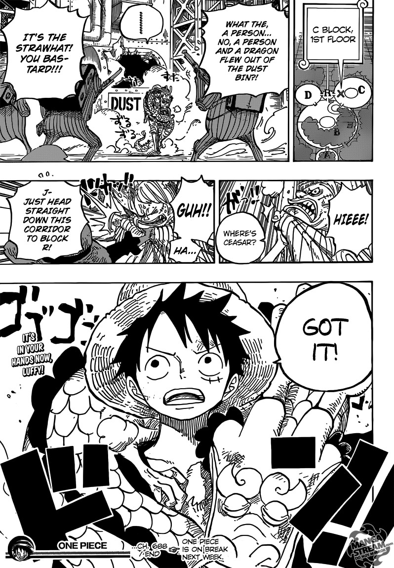 One Piece chapter 688 page 20