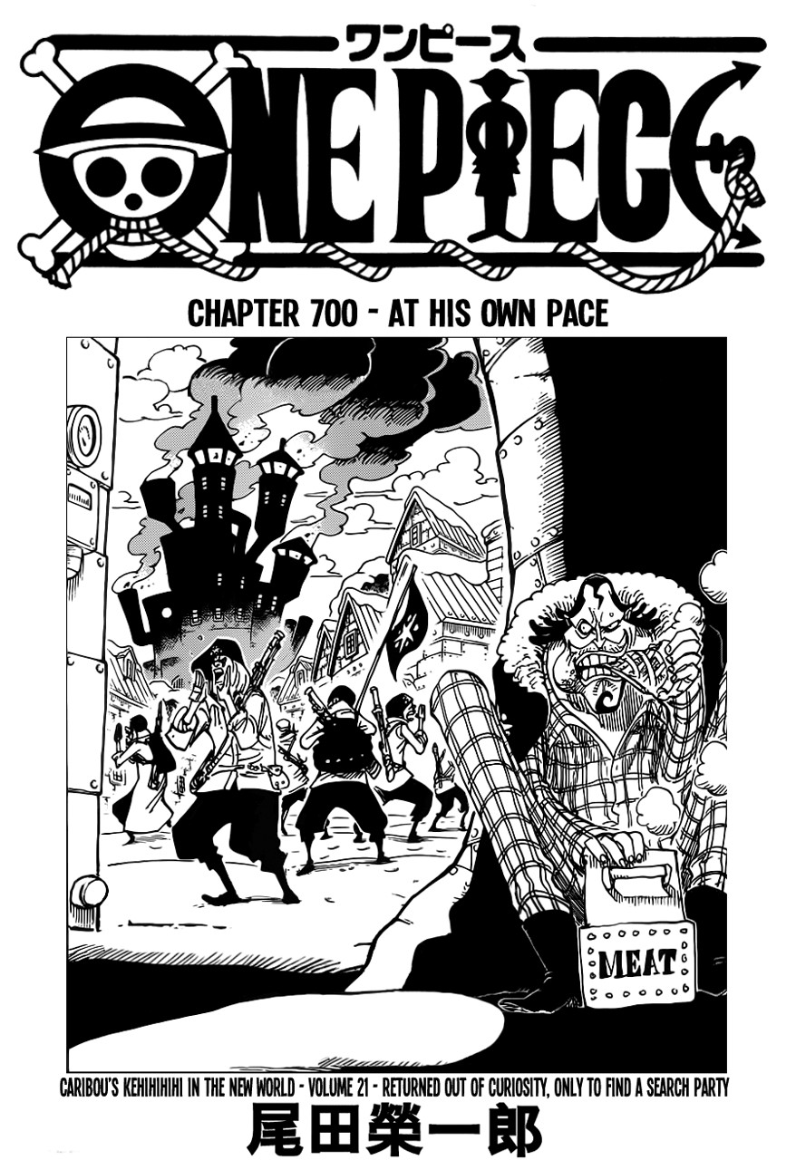 One Piece chapter 700 page 1