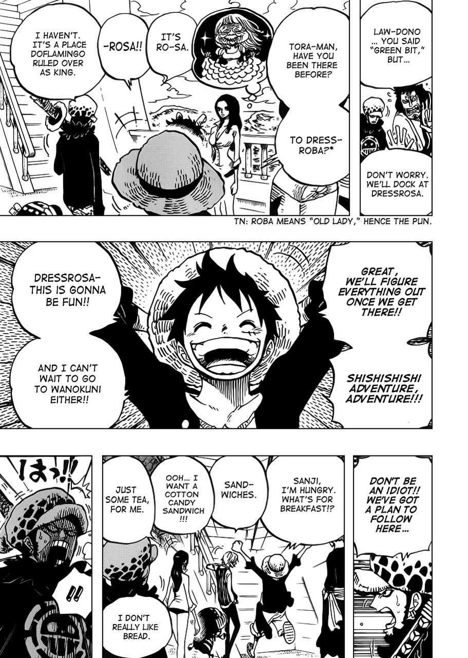 One Piece chapter 700 page 9