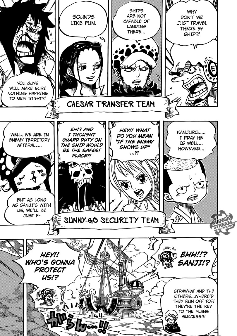 One Piece chapter 701 page 9