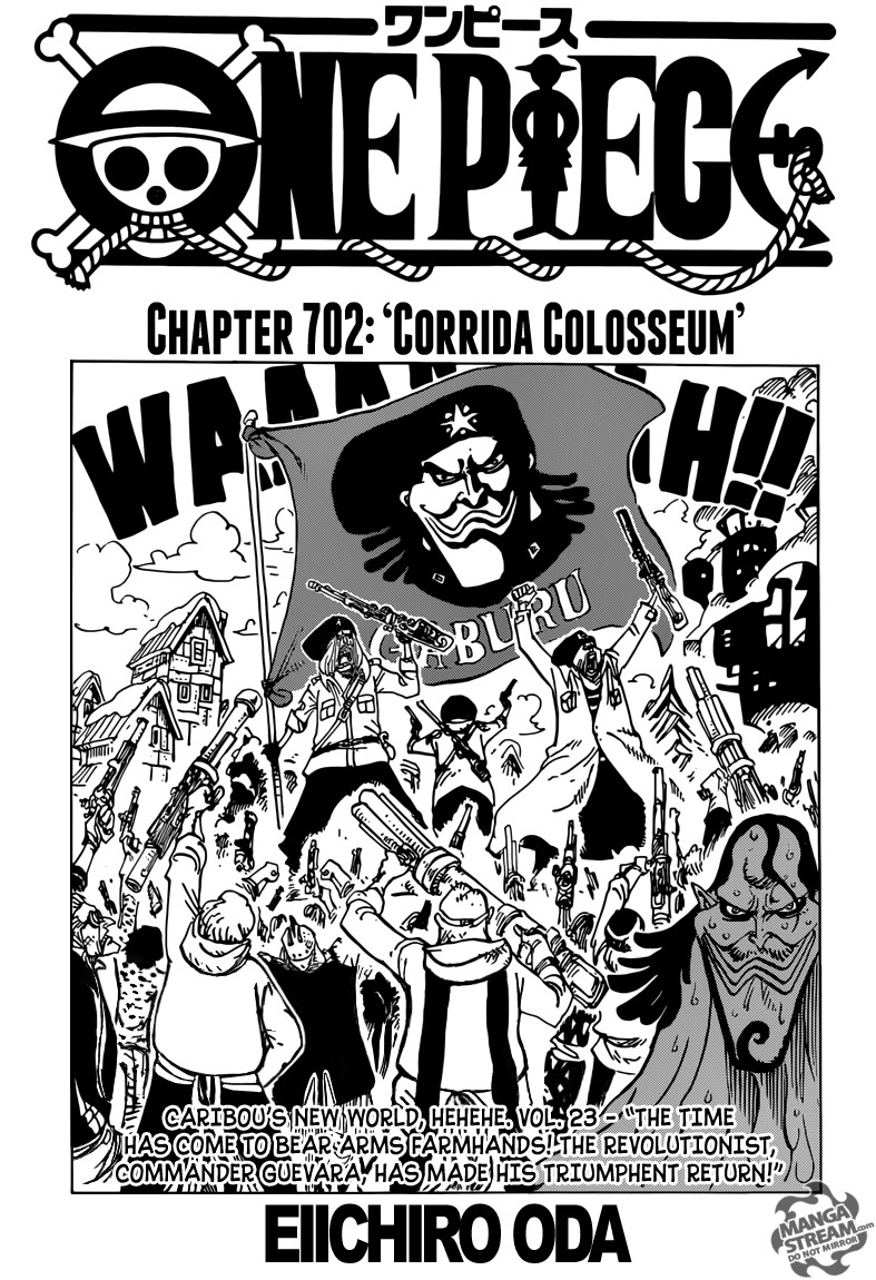 One Piece chapter 702 page 1