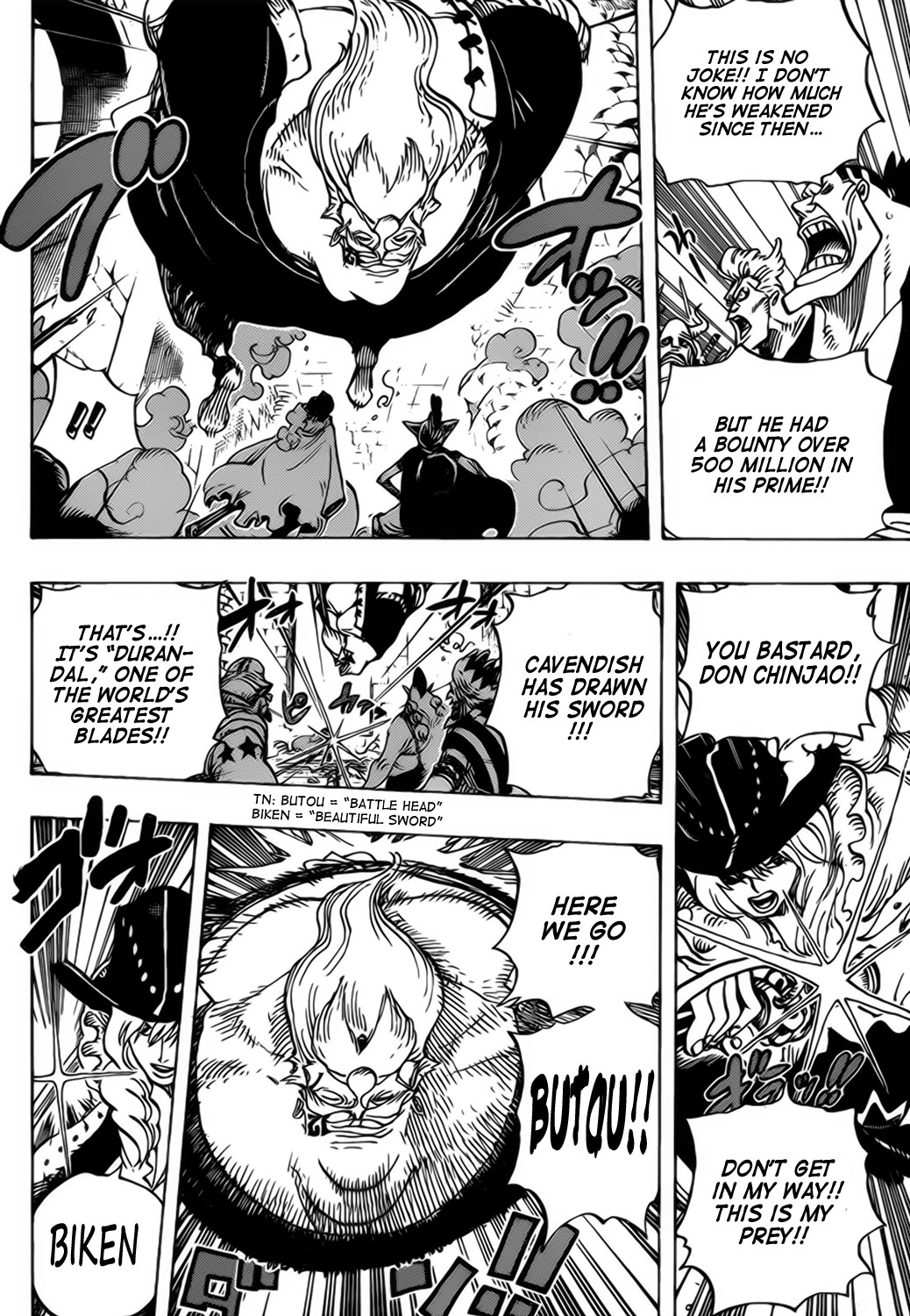 One Piece chapter 708 page 4