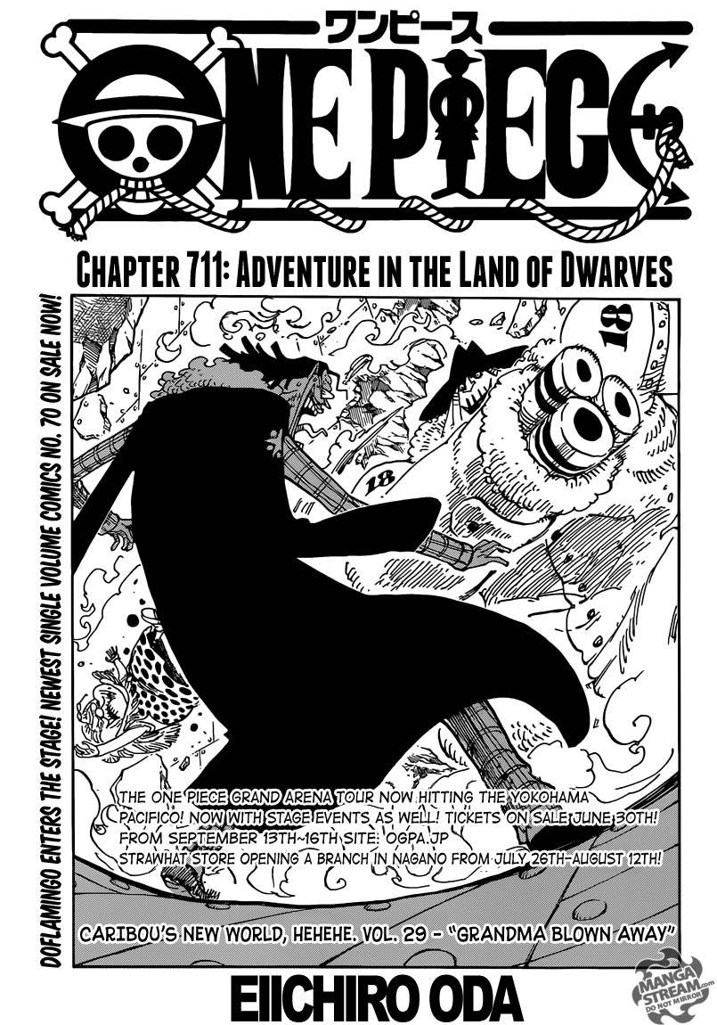 One Piece chapter 711 page 1