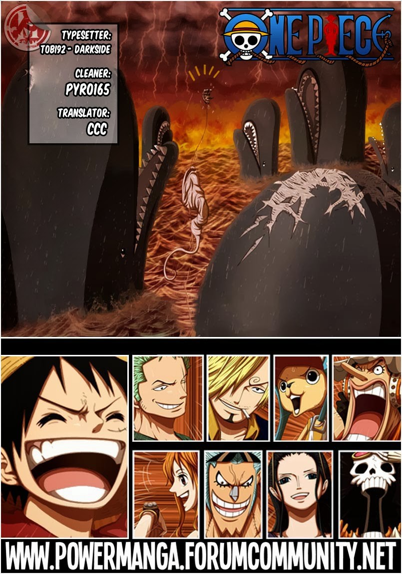 One Piece chapter 722 page 1