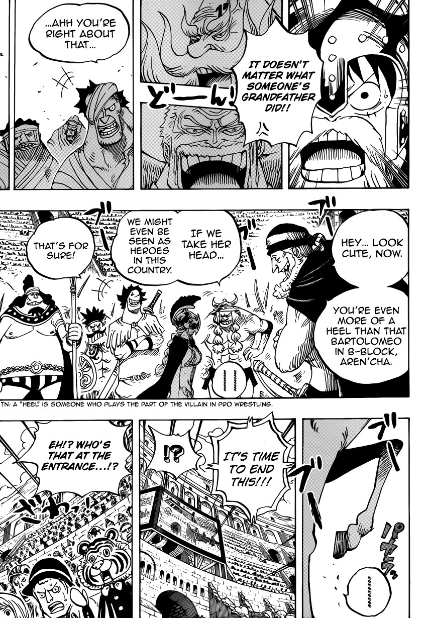 One Piece chapter 722 page 4