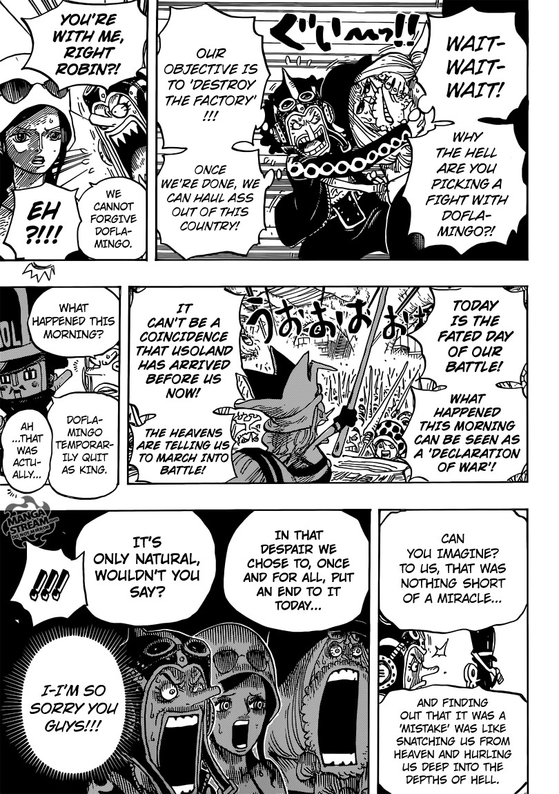 One Piece chapter 728 page 17