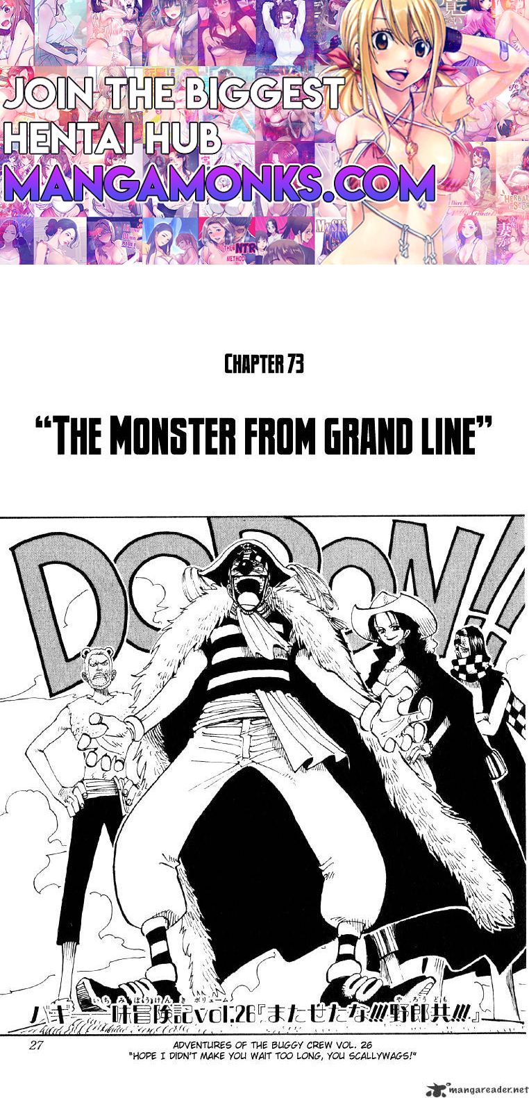 One Piece chapter 73 page 1