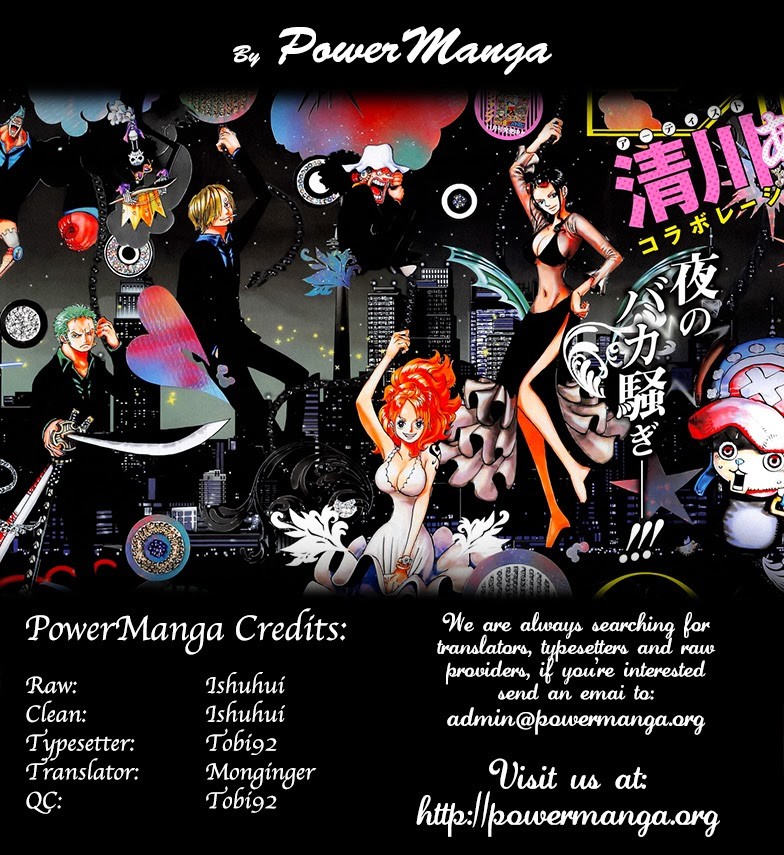 One Piece chapter 731 page 1