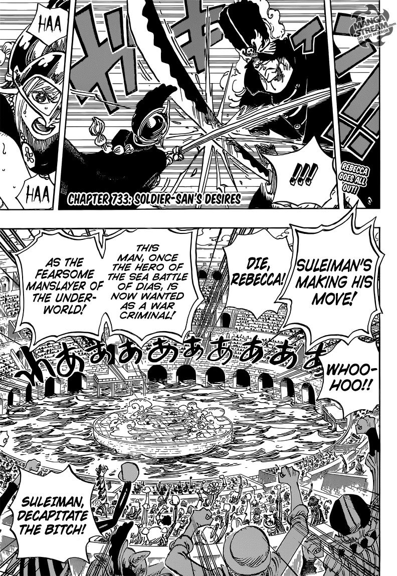 One Piece chapter 733 page 6