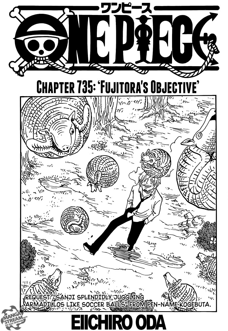 One Piece chapter 735 page 1