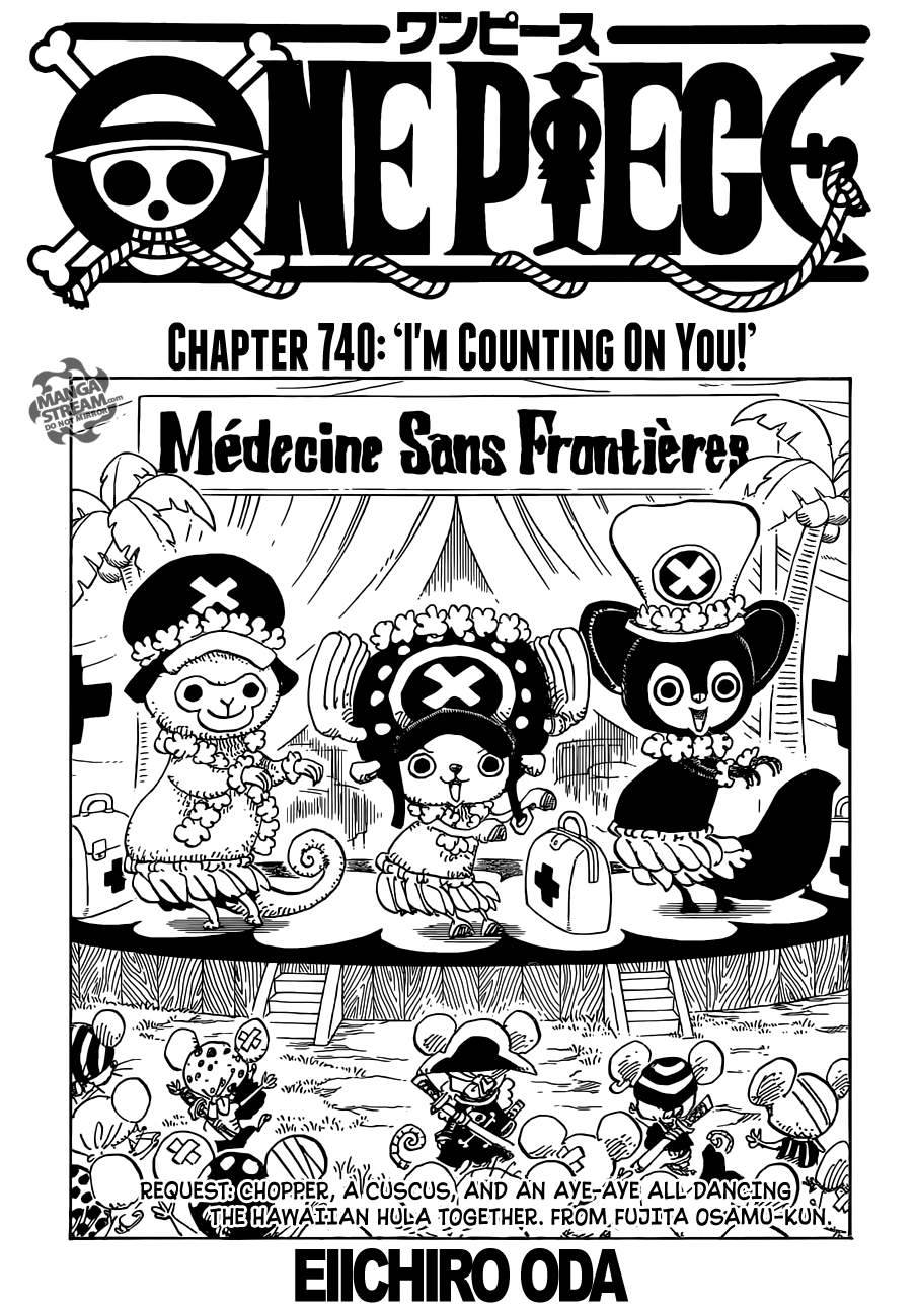 One Piece chapter 740 page 1