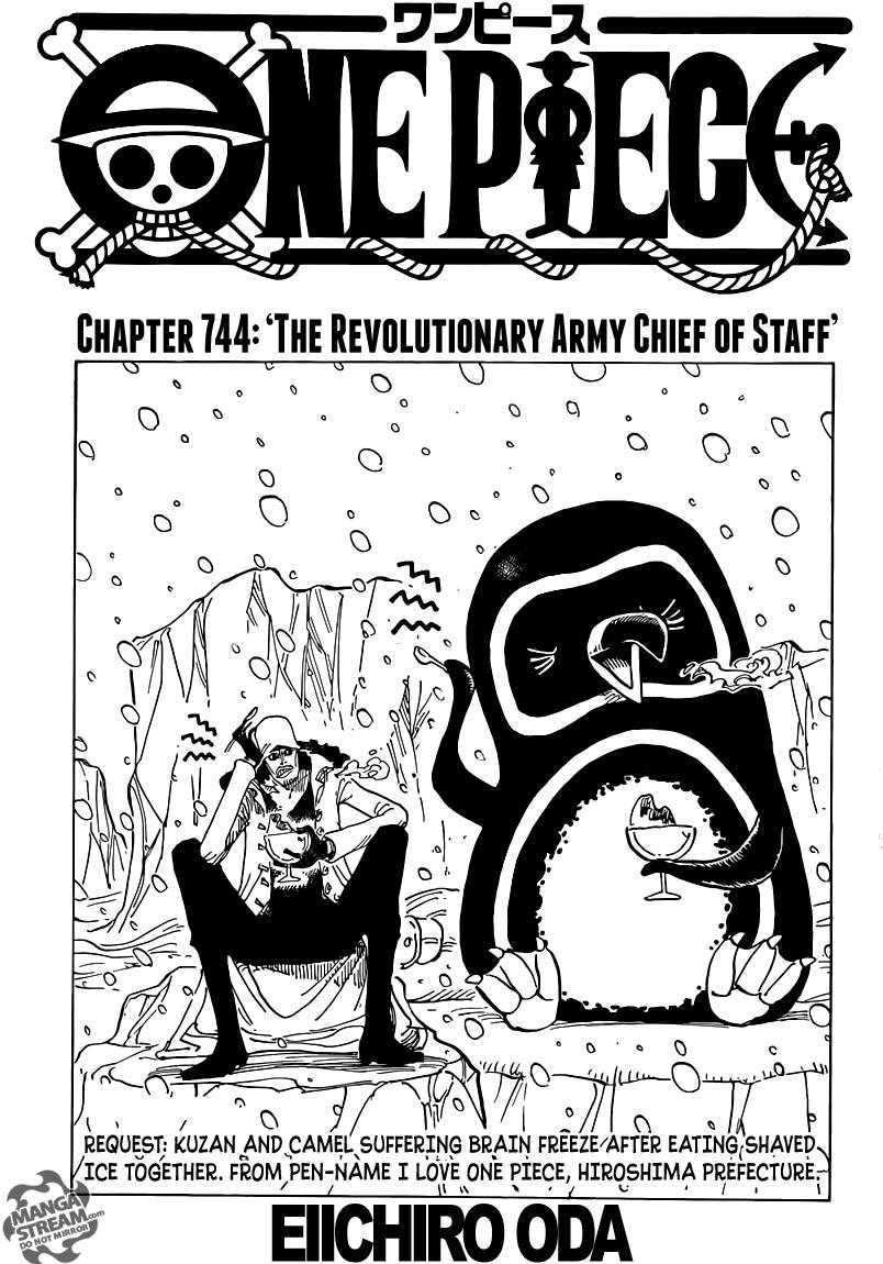 One Piece chapter 744 page 1