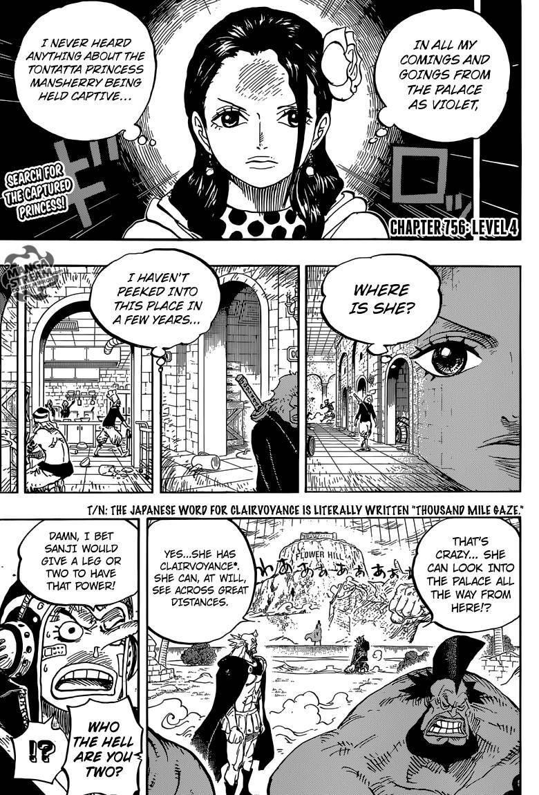 One Piece chapter 756 page 4