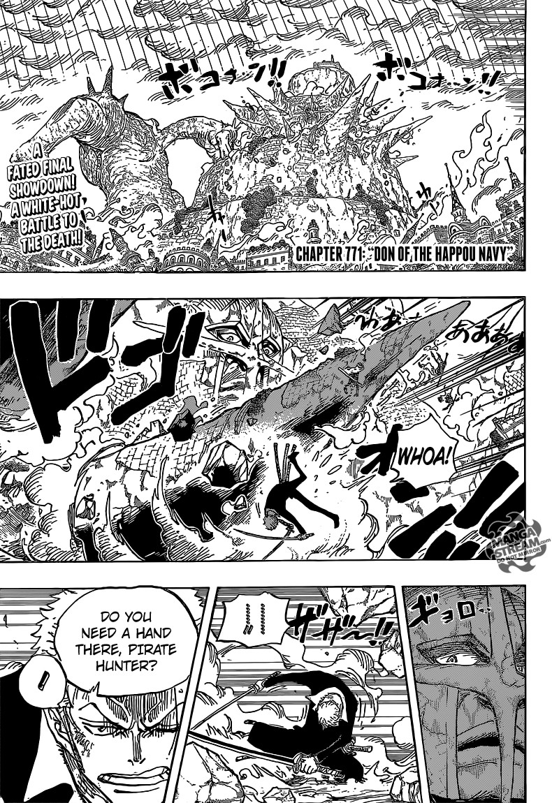 One Piece chapter 771 page 4