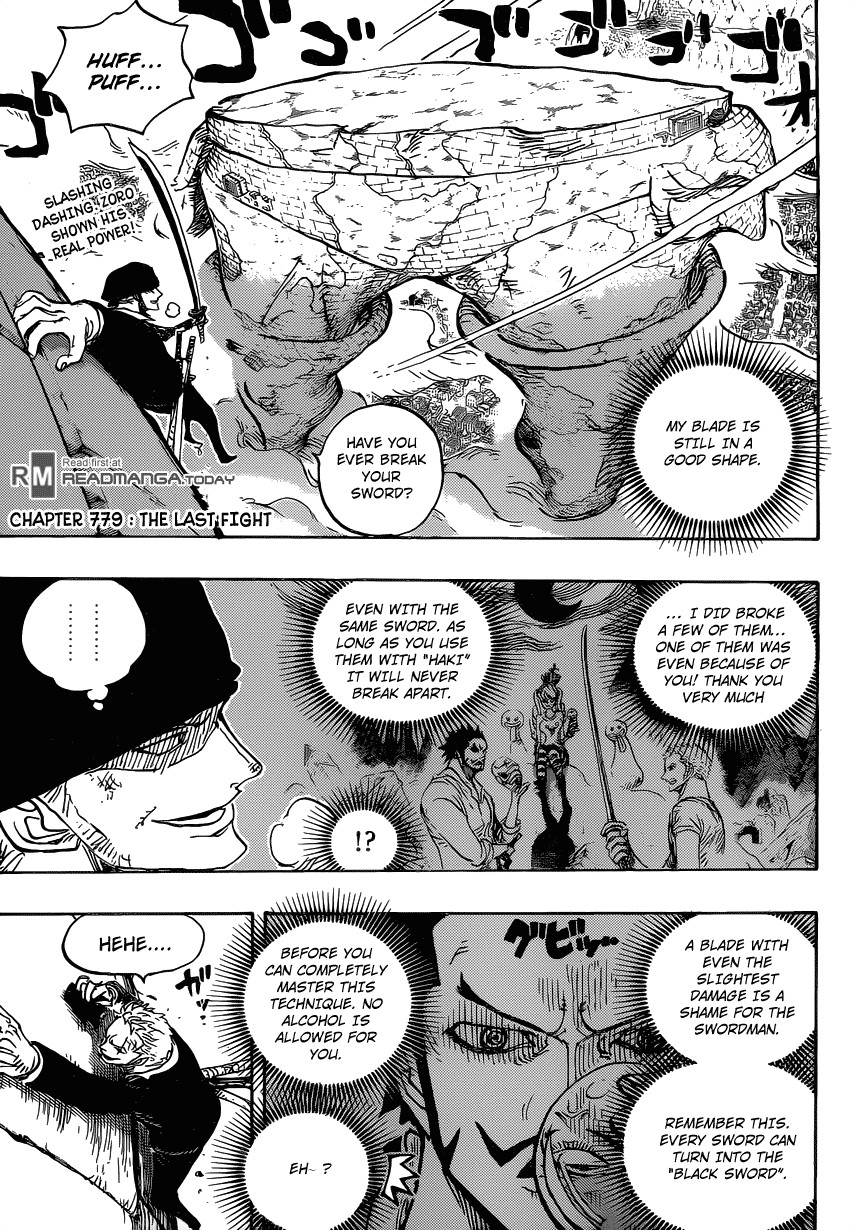 One Piece chapter 779 page 3