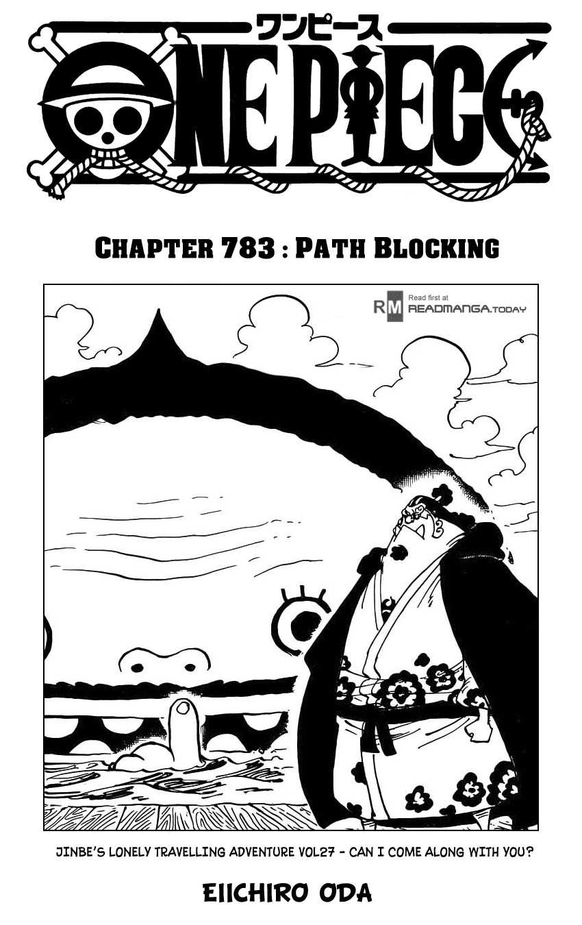 One Piece chapter 783 page 1