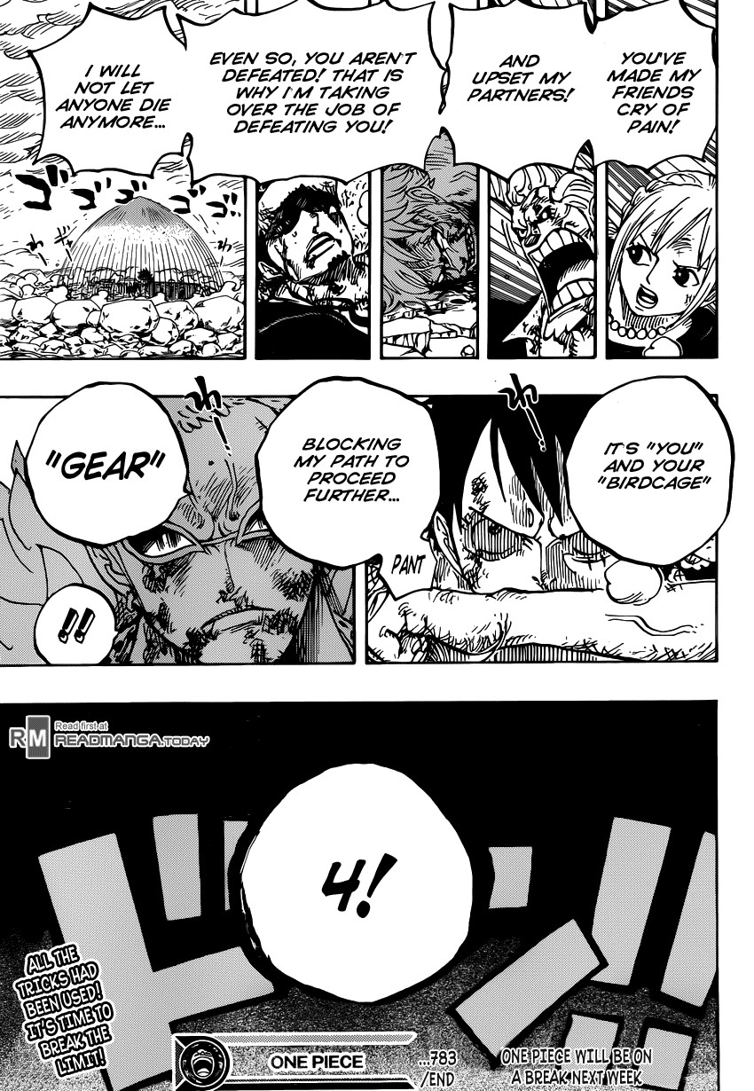 One Piece chapter 783 page 18